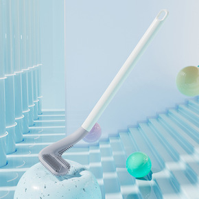 Creative Golf toilet brush set wall hanging soft glue no dead corner toilet brush daily necessities long handle cleaning brush