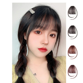 Mini wig Bangs air sideburns long bangs false bangs women thin invisible wig piece factory spot