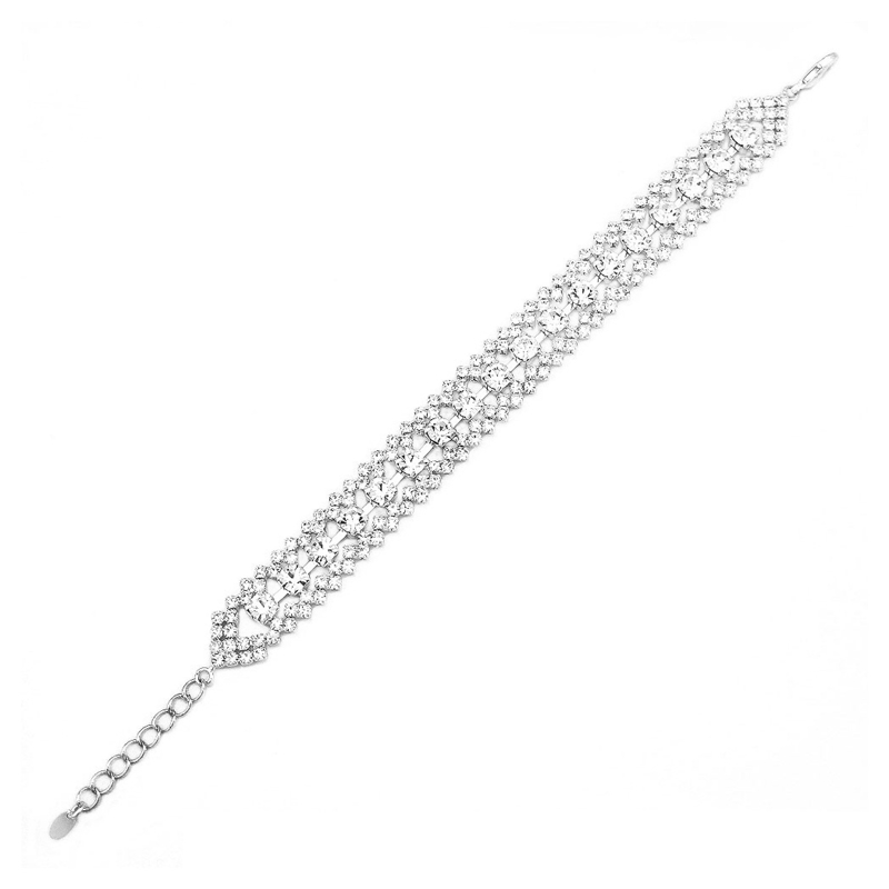 Sparkling Bracelet with Silver Austrian Element Crystal